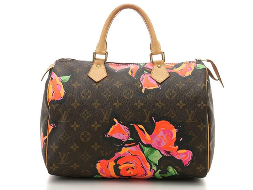 LOUIS VUITTON Speedy Handbag Monogram Rose Pink